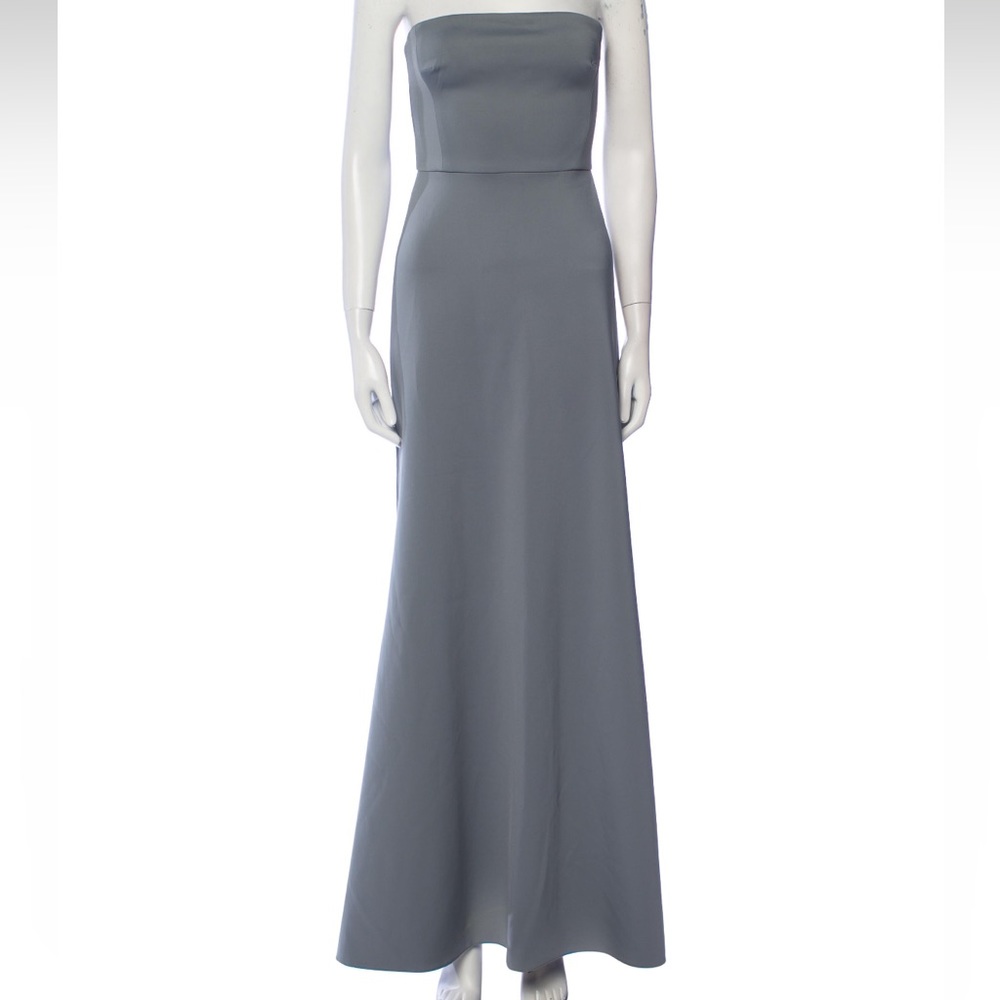 Monique Lluillier Bridesmaids Strapless Maxi Dress